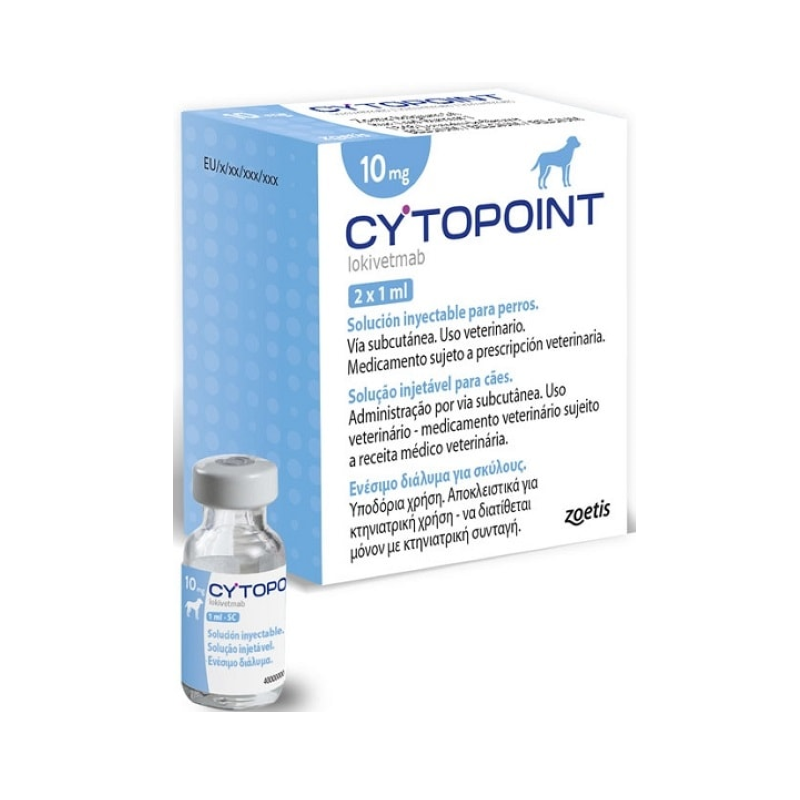 Купить Цитопоинт (Cytopoint) 10 мг. Лечение атопического дерматита.
